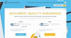 Desktop Screenshot of palomaprintproducts.com